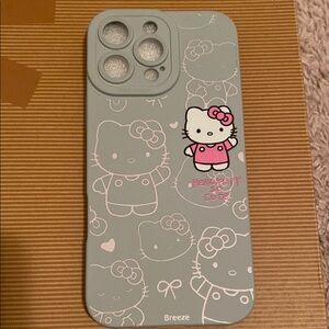 Hello Kitty iPhone pro max Case - Gray